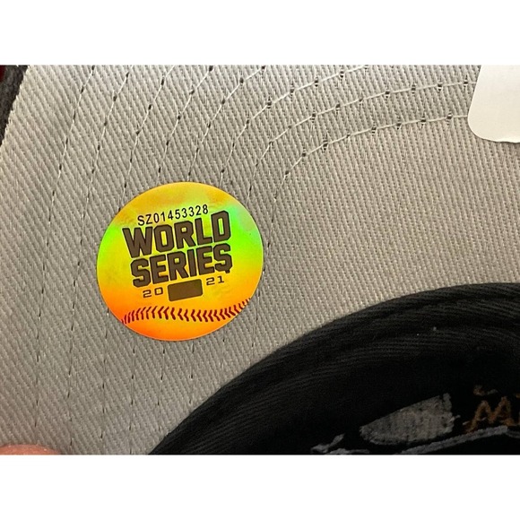 '47 Atlanta Braves 2021 World Series Champions MVP Adjustable Hat Black - Picture 9 of 9